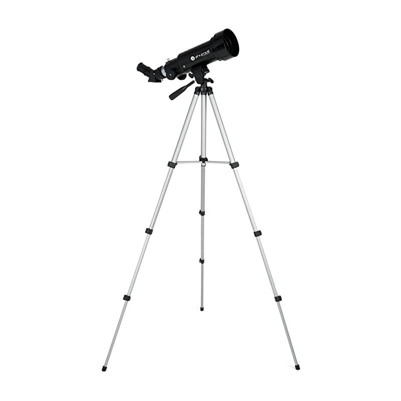 Z70 Portable Refractor w Tripod Phone Adapter Carry Bag Black