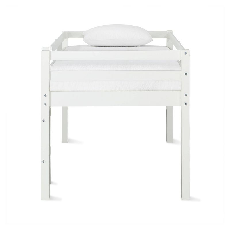 Twin Jayla Loft Bed White - Dorel Living