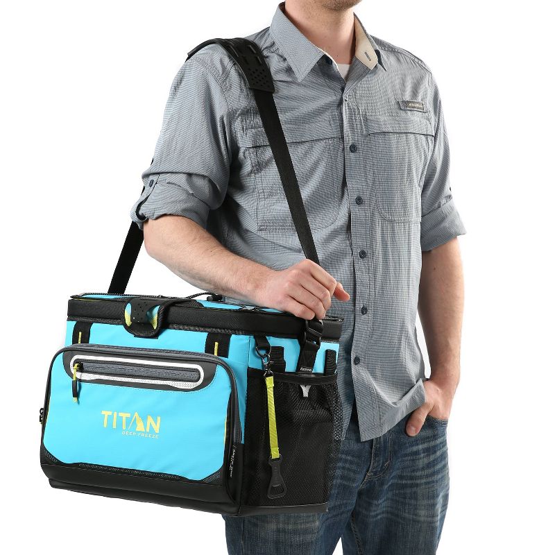 California Innovations Titan Deep Freeze 20qt Zipperless HardBody Cooler - Blue