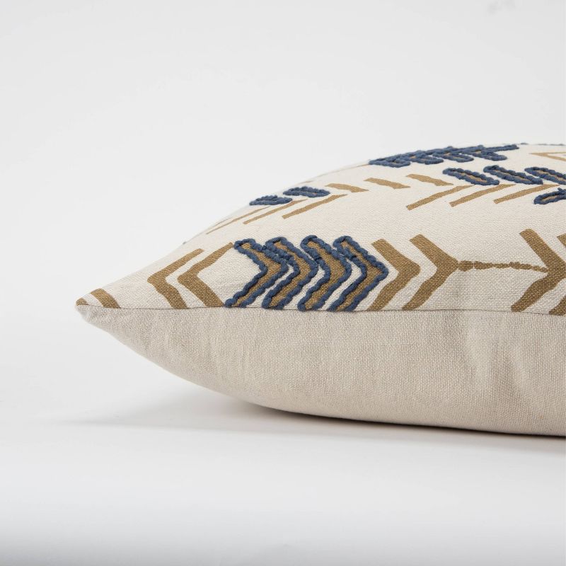 20"x20" Arrows Polyester Filled Throw Pillow Gold - Donny Osmond Home