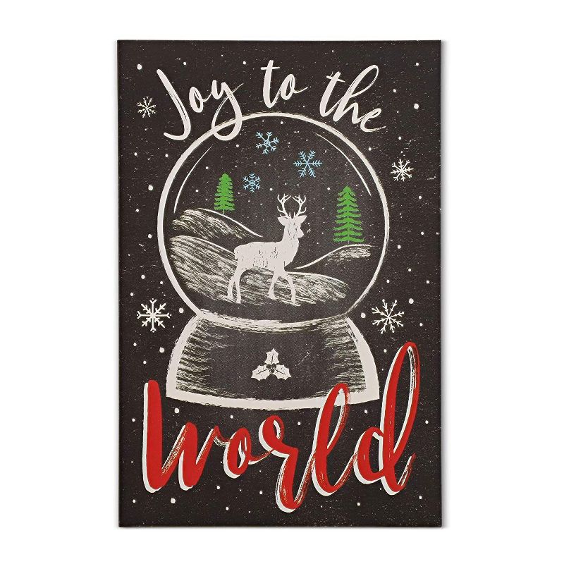 48 Pack (8 of Each) Christmas Cards with Envelopes, 4 x 6 inches, 6 Assorted Chalkboard Designs Merry Xmas Festive Themed Greeting Cards