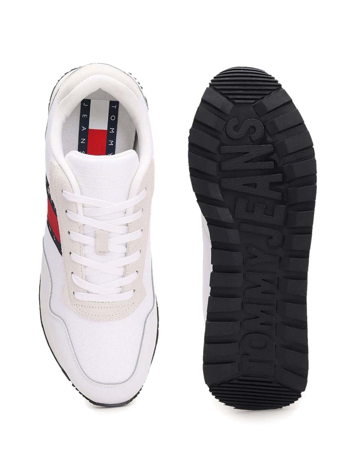 Tommy Hilfiger Men's White Casual Sneakers