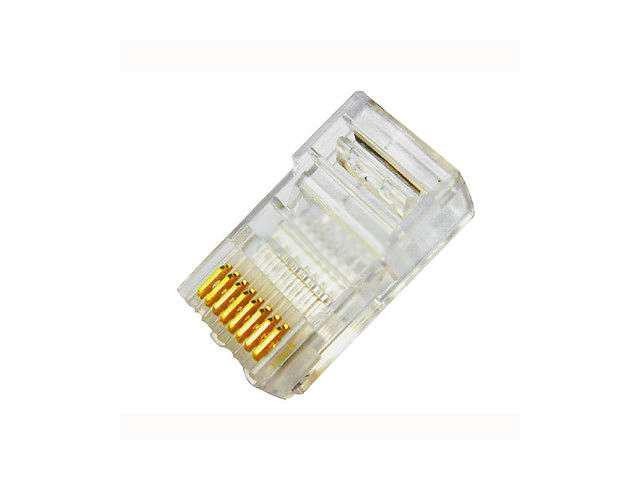 New 100PCS RJ45 RJ-45 CAT-5 Modular Plug Ethernet Gold Plated Network Connector