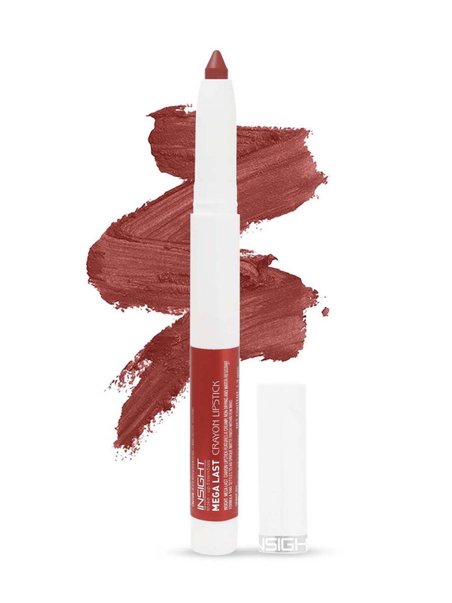 Insight Cosmetics Mega Last Crayon Lipstick 21-Returning Favours - 1.3 gm