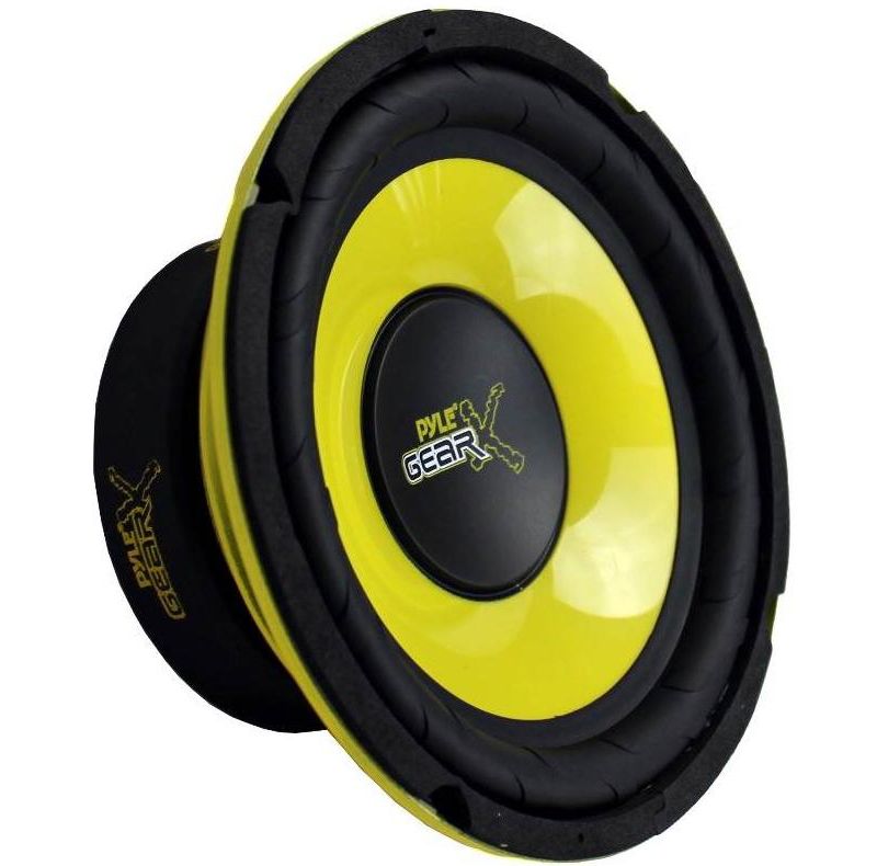 Pyle PLG64 6.5" 1200W Car Audio Mid Bass/Midrange Subwoofer Speaker Set, 2 Pair