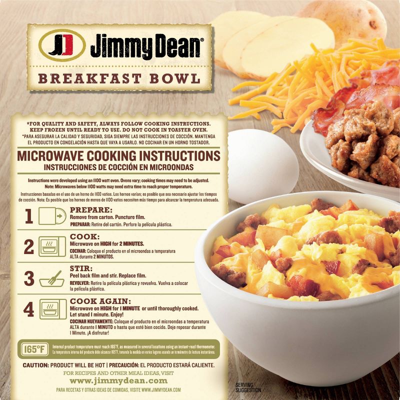 Jimmy Dean Frozen Meat Lovers Breakfast Bowl - 7oz