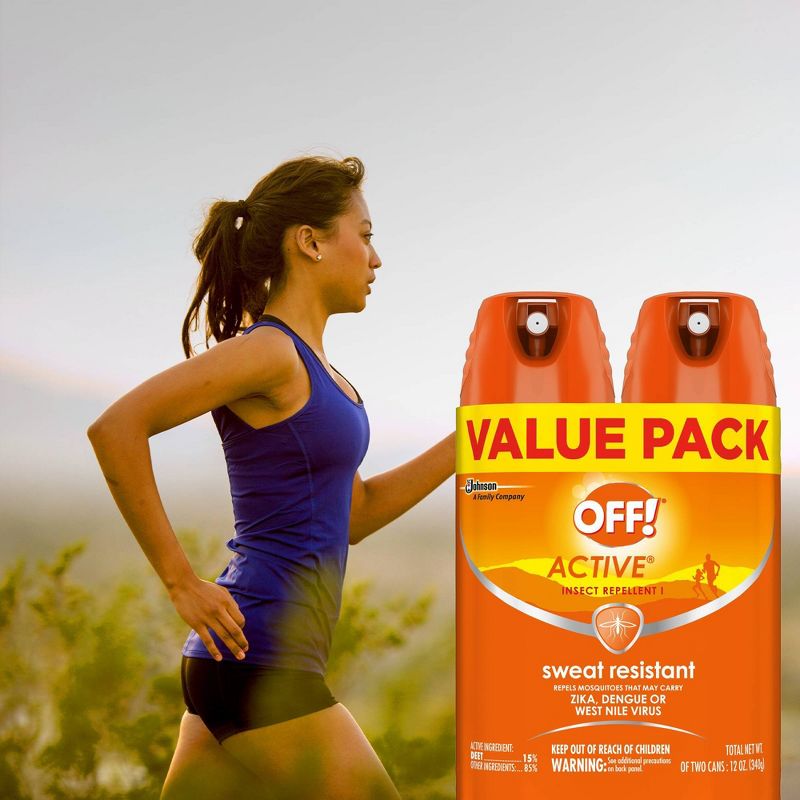 OFF! 2pk Active Insect Repellant Value Pack - 6oz