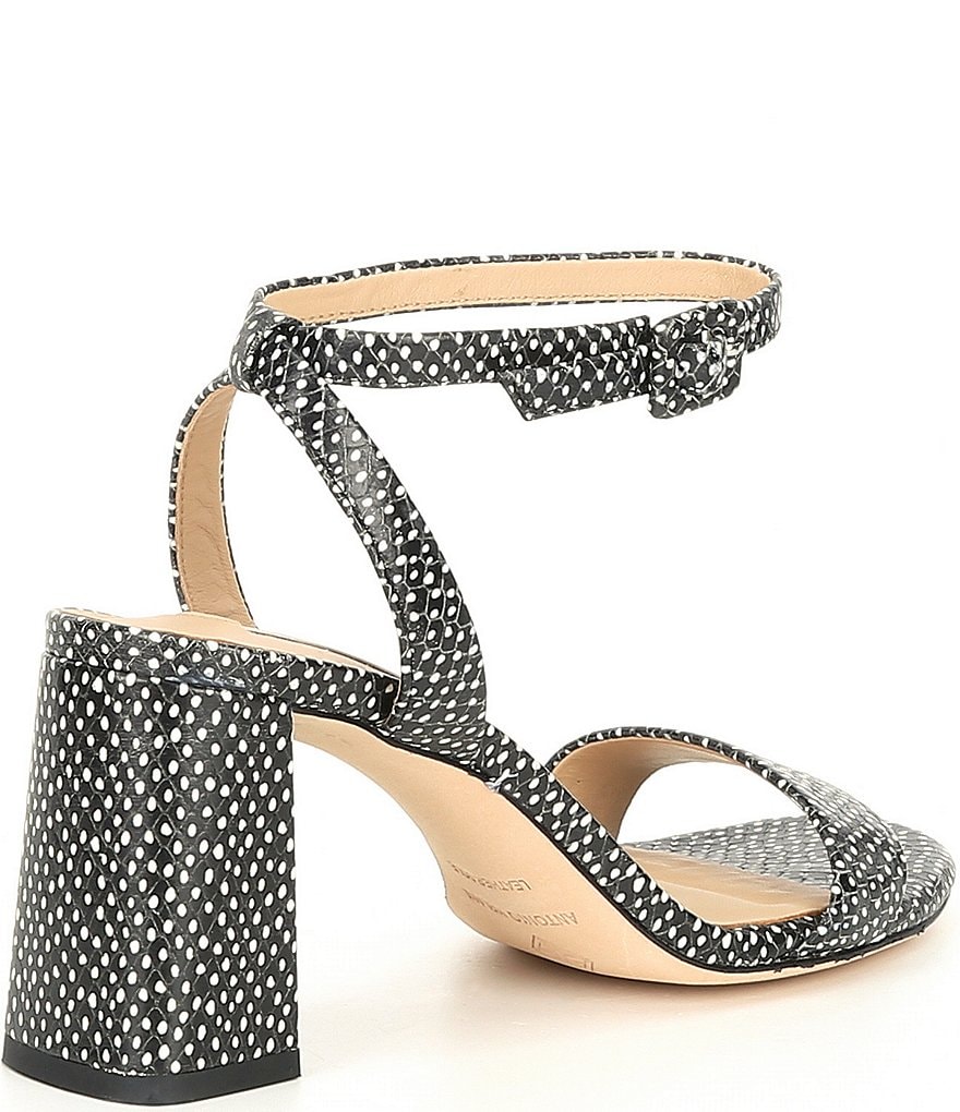 Antonio Melani Gwyn Polka Dot Print Ankle Strap Dress Sandals