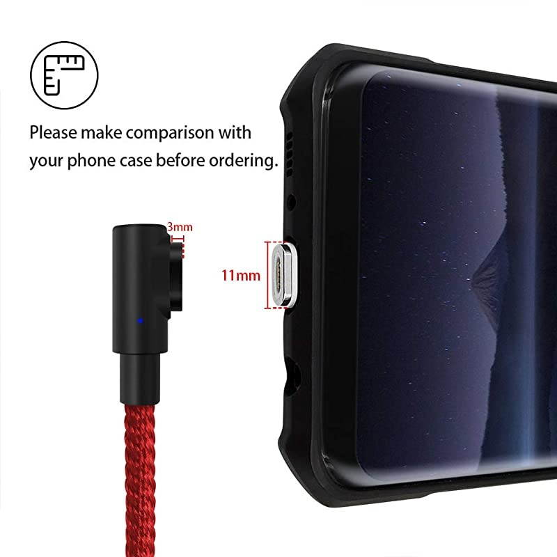 Gen-X Micro USB + USB-C/Type-C + i 3 in 1 Nylon Braided Magnetic Charging Cable, Support 3.0A Fast Charging & Data Transfer (3 Cables+9 Tips, 5-Feet Grey)