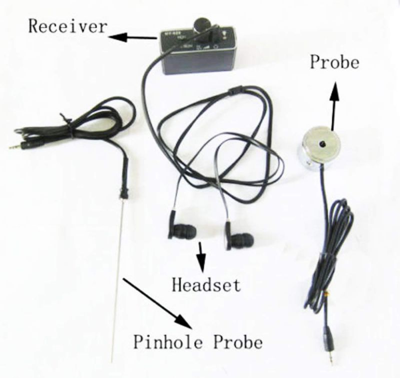 High Strength Super Sensitive Wall Microphone Voice Bug/Ear Listen Through Wall Contact/Probe Microphone Amplifier System Spy Listen Device Voice Bug HY929 F999b