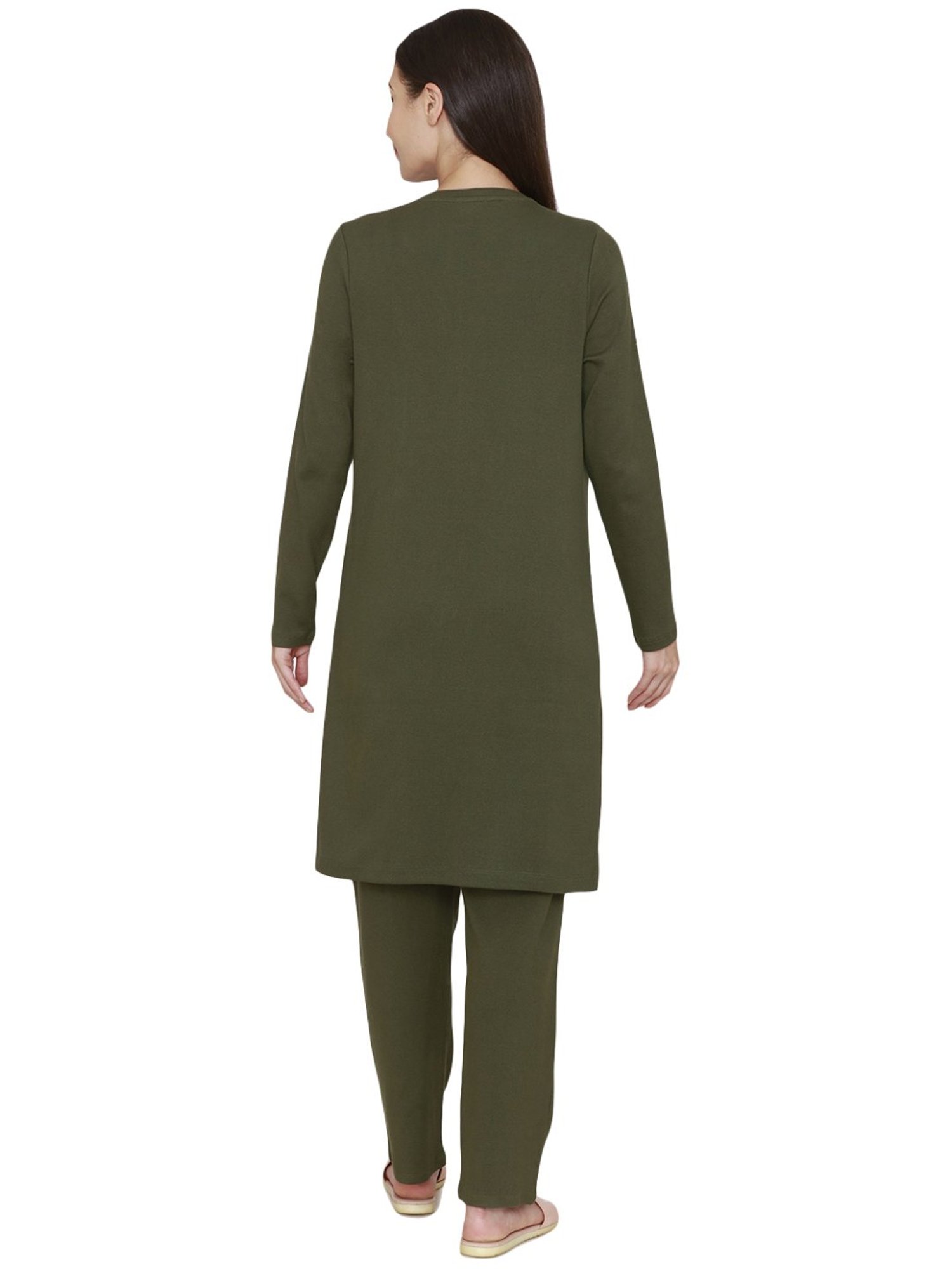 Zivame Green Full Sleeves Shrug