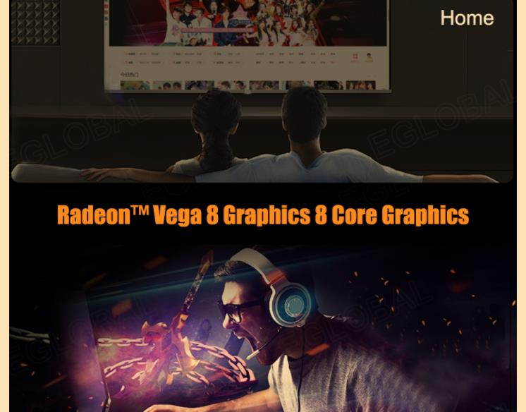 A1-4800H Mini PC CPU: 12nm AMD Ryzen 7 4800H 8 cores 16 threads 2.9GHz up to 4.2GHz 8MB cache TDP 45W Radeon&trade; Graphics 7 Core 1600MHz.