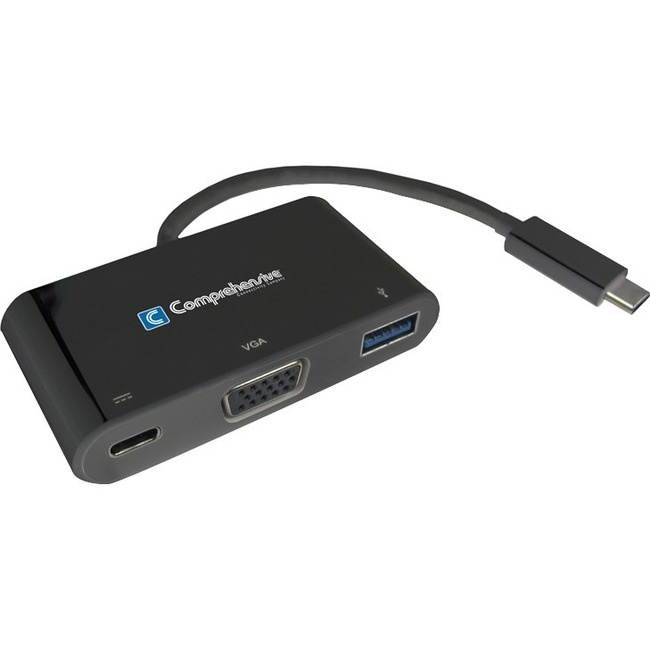 Comprehensive Cable USB3C-VGAUSB3PD Type-C to VGA USB3.0 Power Delivery adapter