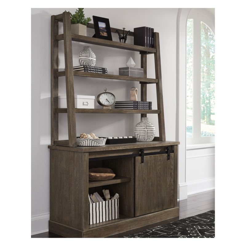 Luxenford Large Credenza Taupe - Signature Design by Ashley