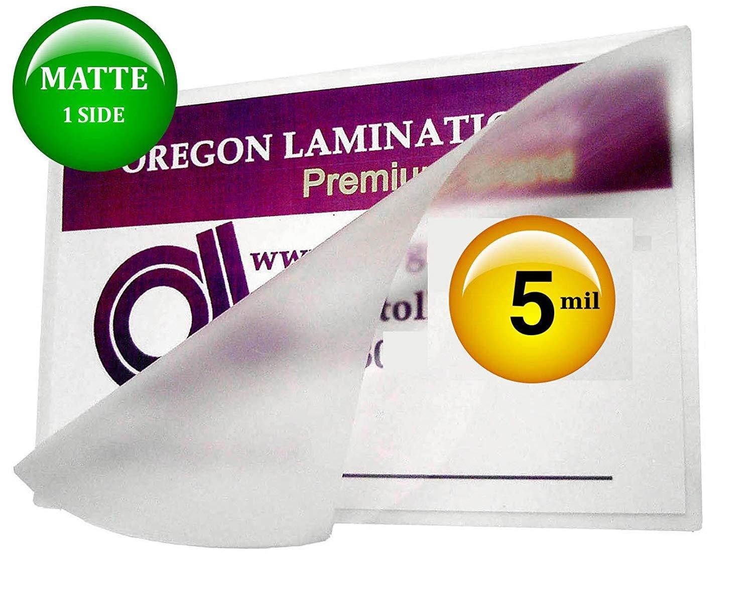 Oregon Lamination Hot Laminating Pouches 8x10 Photo (pack of 50) 5 Mil 8-1/4 x 10-1/4 Matte/Gloss