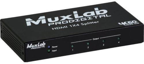 MuxLab 500426 1x4 4K HDMI Splitter w/2-Yr Warranty