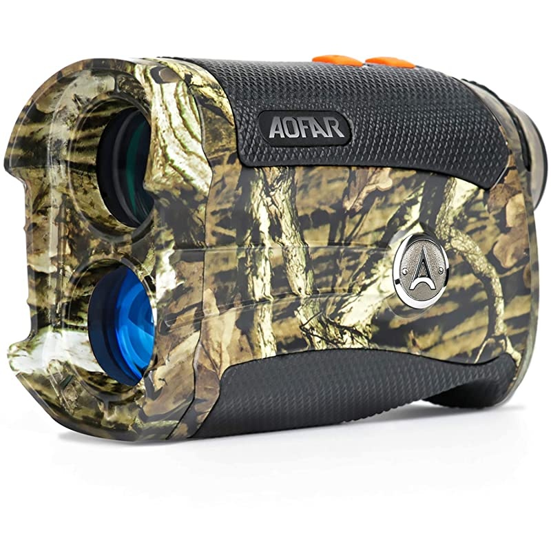 HX-1200T Range Finder for Hunting Archery, 1200 Yards with Angle and Horizontal Distance, Shooting Wild Waterproof Coma Rangefinder, 6X 25mm, Range and Bow Mode, Free Battery Gift Package