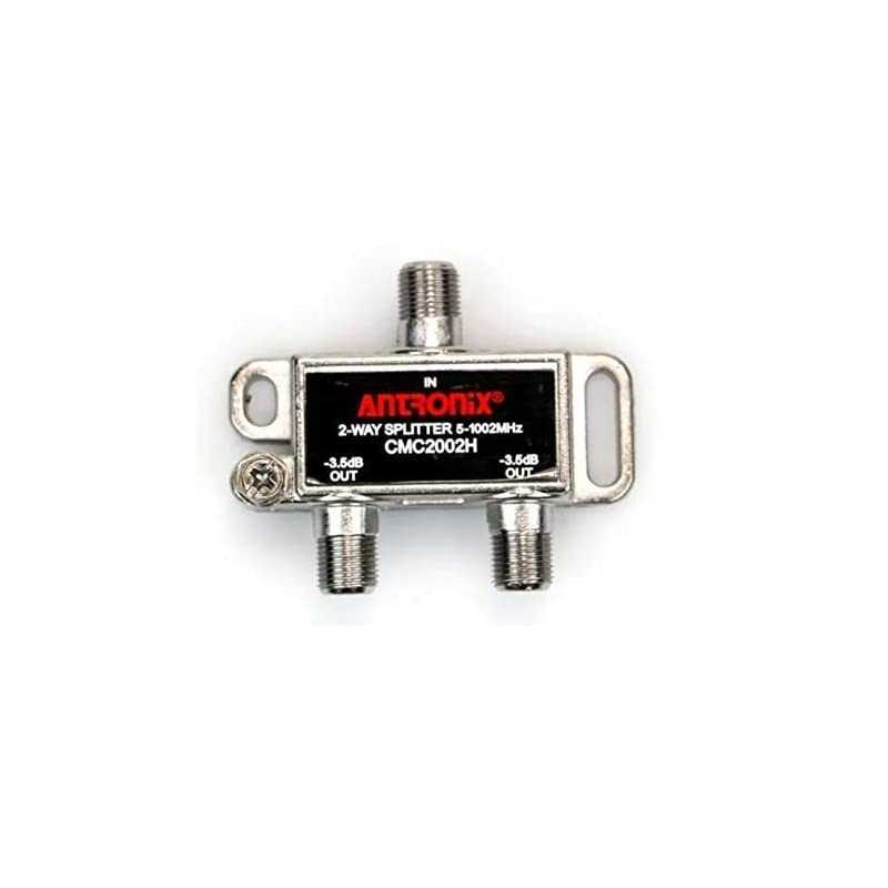 Modem & MOCA Premium Coaxial 2-Way Splitter Ideal for Bidirectional RG-6 RG-59 Communications