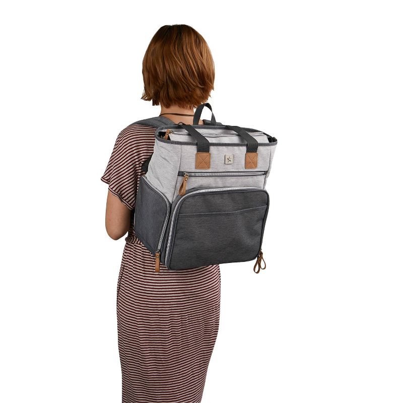 Bananafish Breast Pump Backpack - Gray