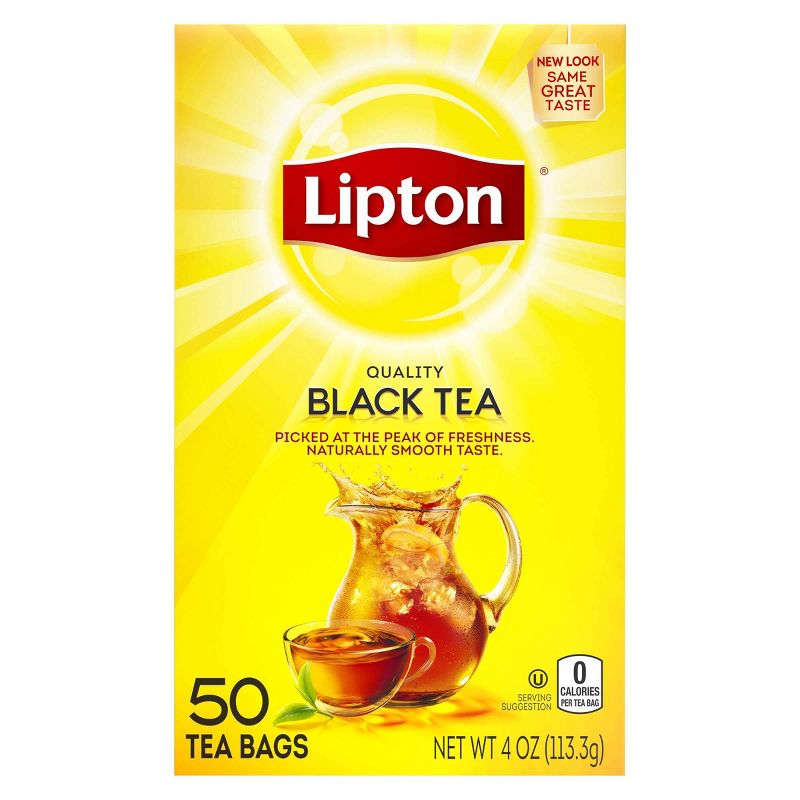 Lipton Black Tea Bags - 50ct