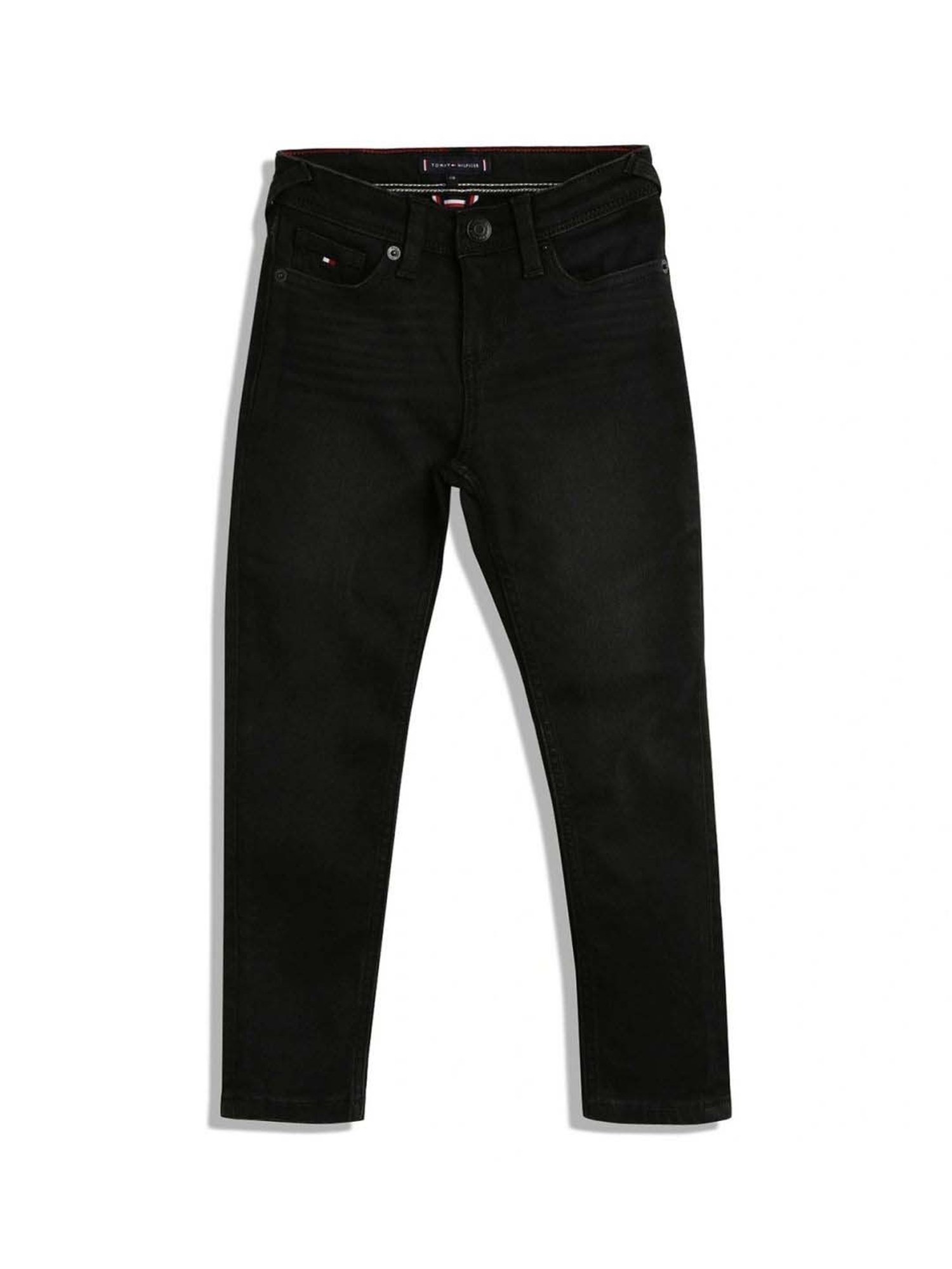 Tommy Hilfiger Boys Denim Solid Regular Jeans