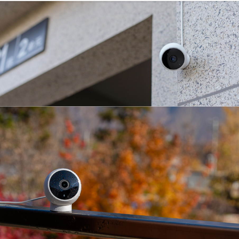 Xiaomi IP Camera Home Security AI Smart Webcam 1080P FHD 170&deg; Wide Vision IR Night Vision IP65 Protection 2-way Audio Monitor WHITE US Plug