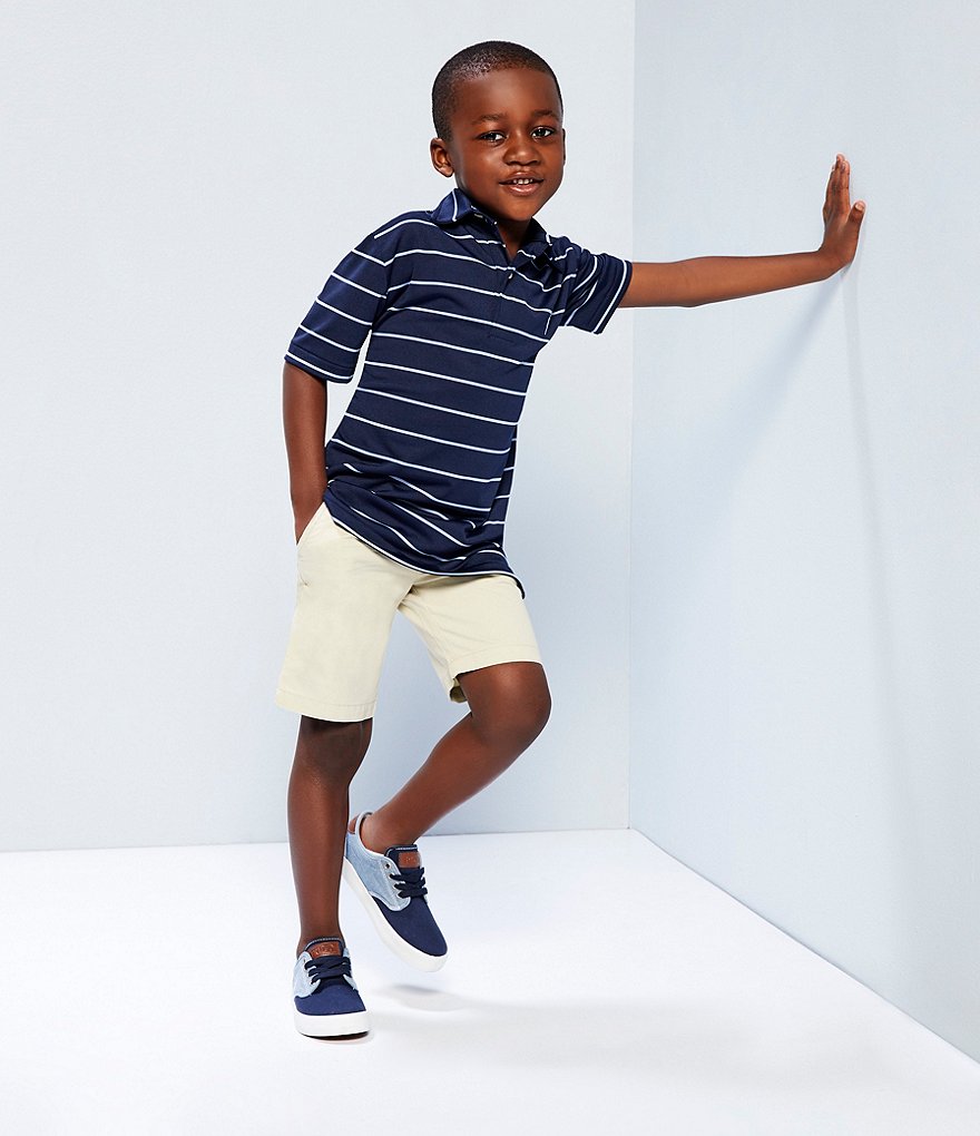 Polo Ralph Lauren Childrenswear Little Boys 2T-7 Flat Front Chino Shorts