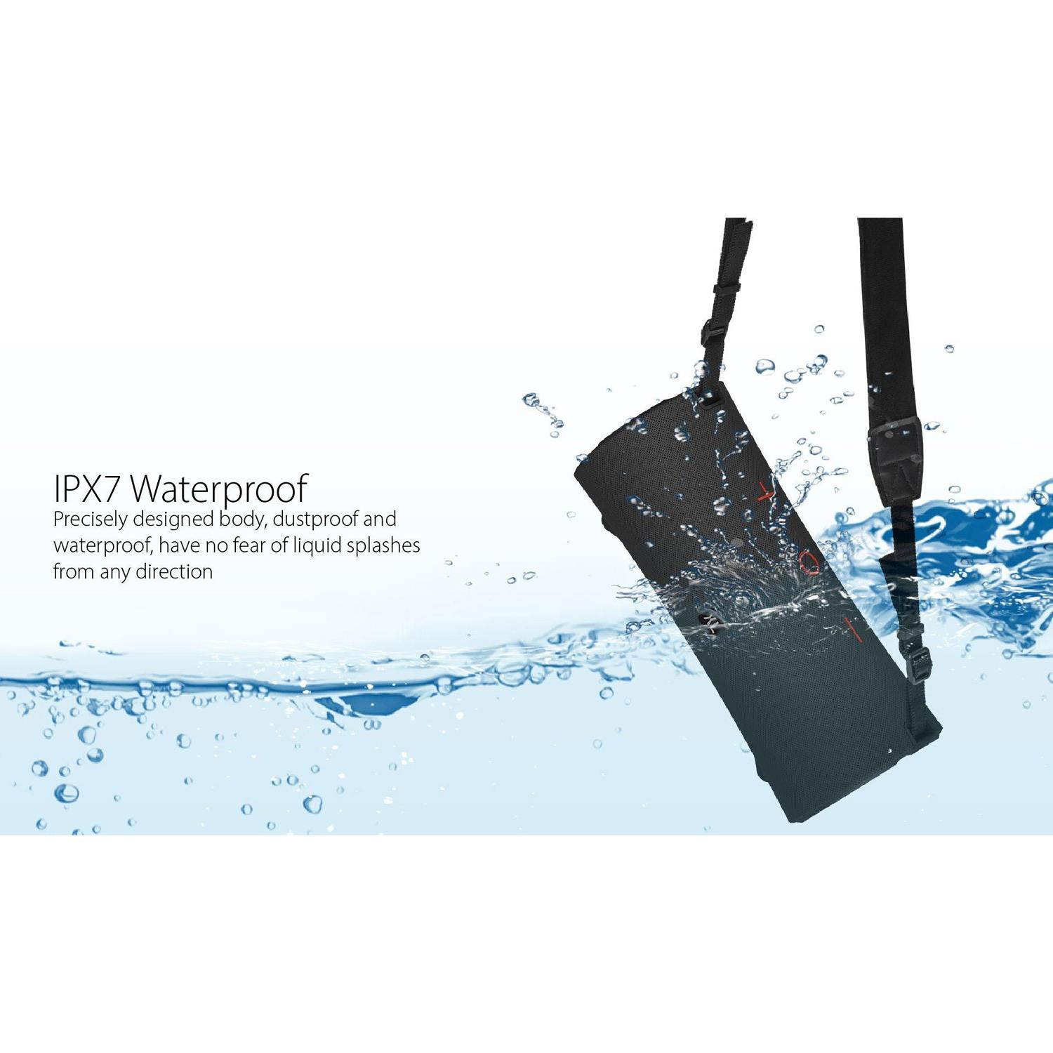 VisionTek - 901314 - VisionTek SoundTube XL Portable Bluetooth Speaker System - TrueWireless Stereo - Near Field