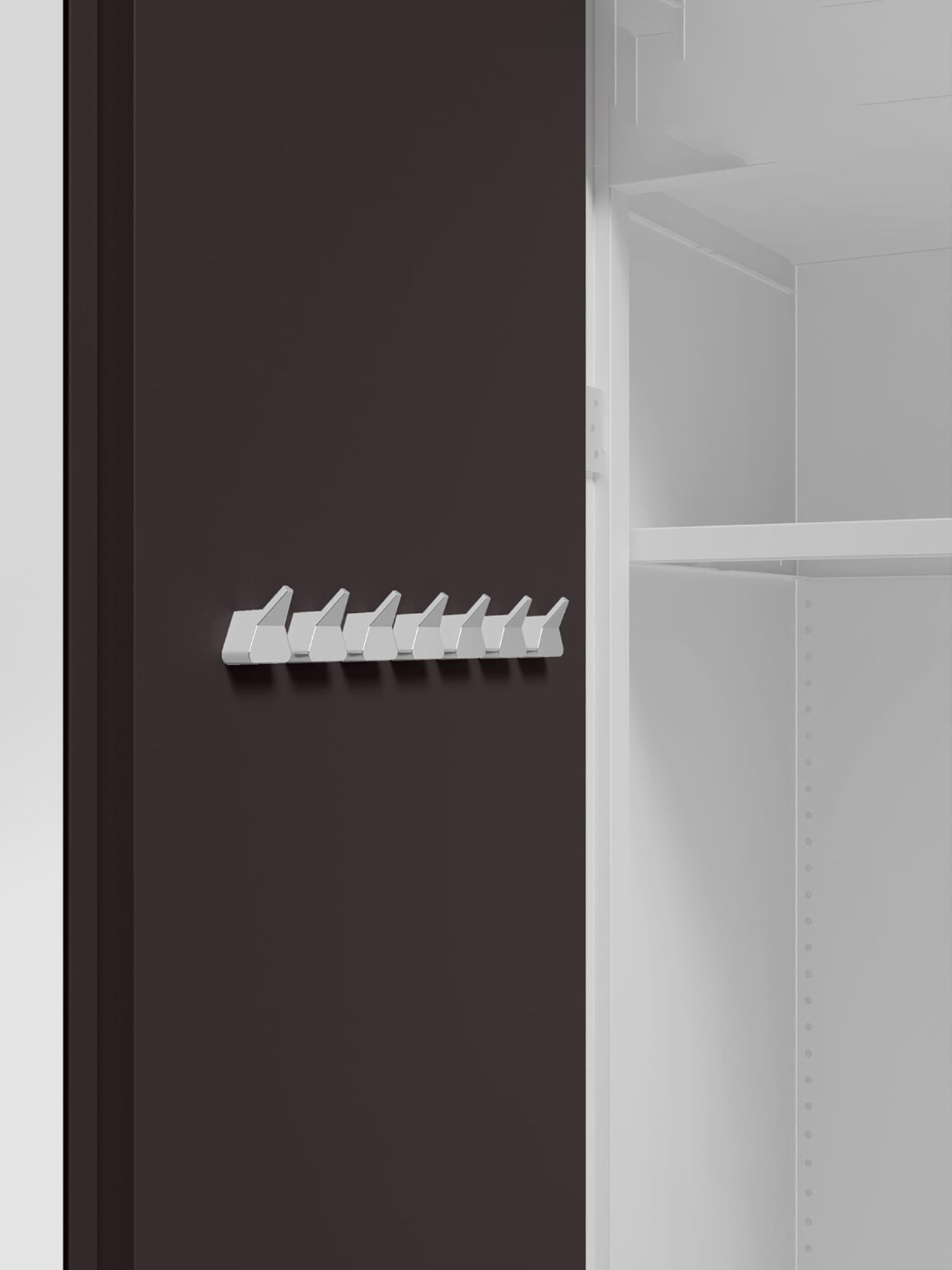 Godrej Interio Auraline Women Basic 2-Door Almirah, Textured Brown (1-Year Warranty, 1 Drawer)