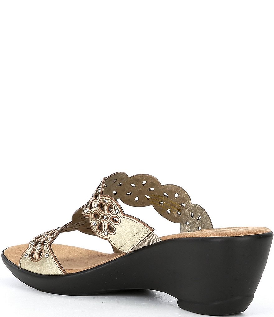 Onex T Strap Leather Slide Sandals