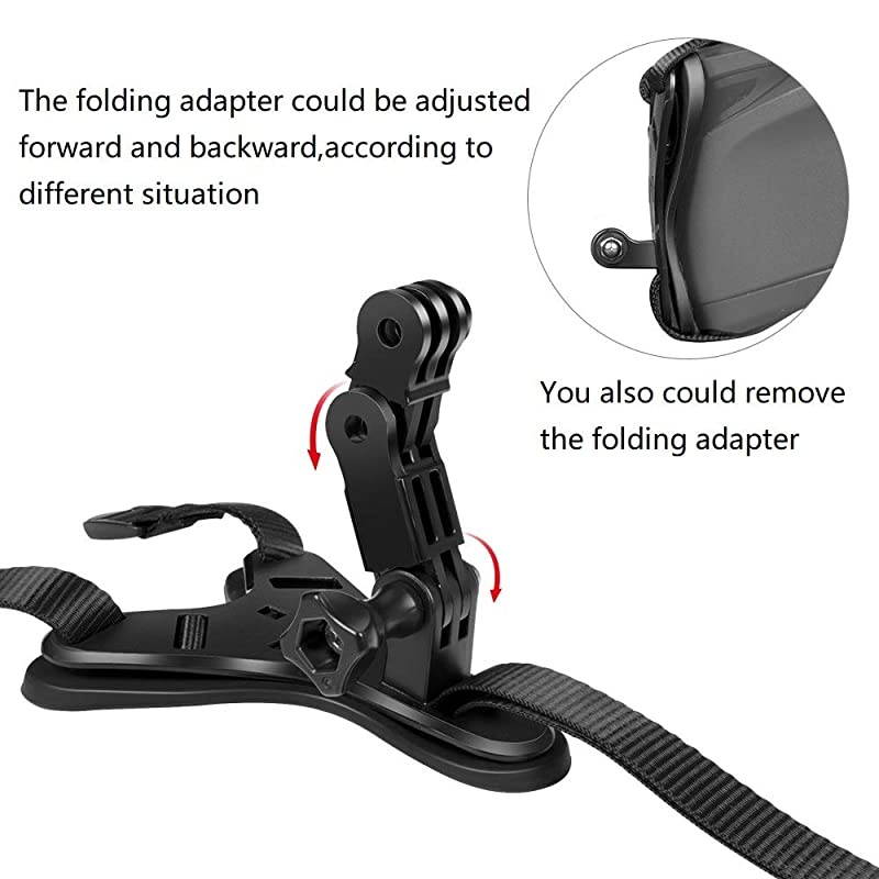 Bicycle Motorcycle Helmet Chin Mount Strap for GoPro or Other Action Camera for VLOGPOV Shoot Accessory Helmet Strap