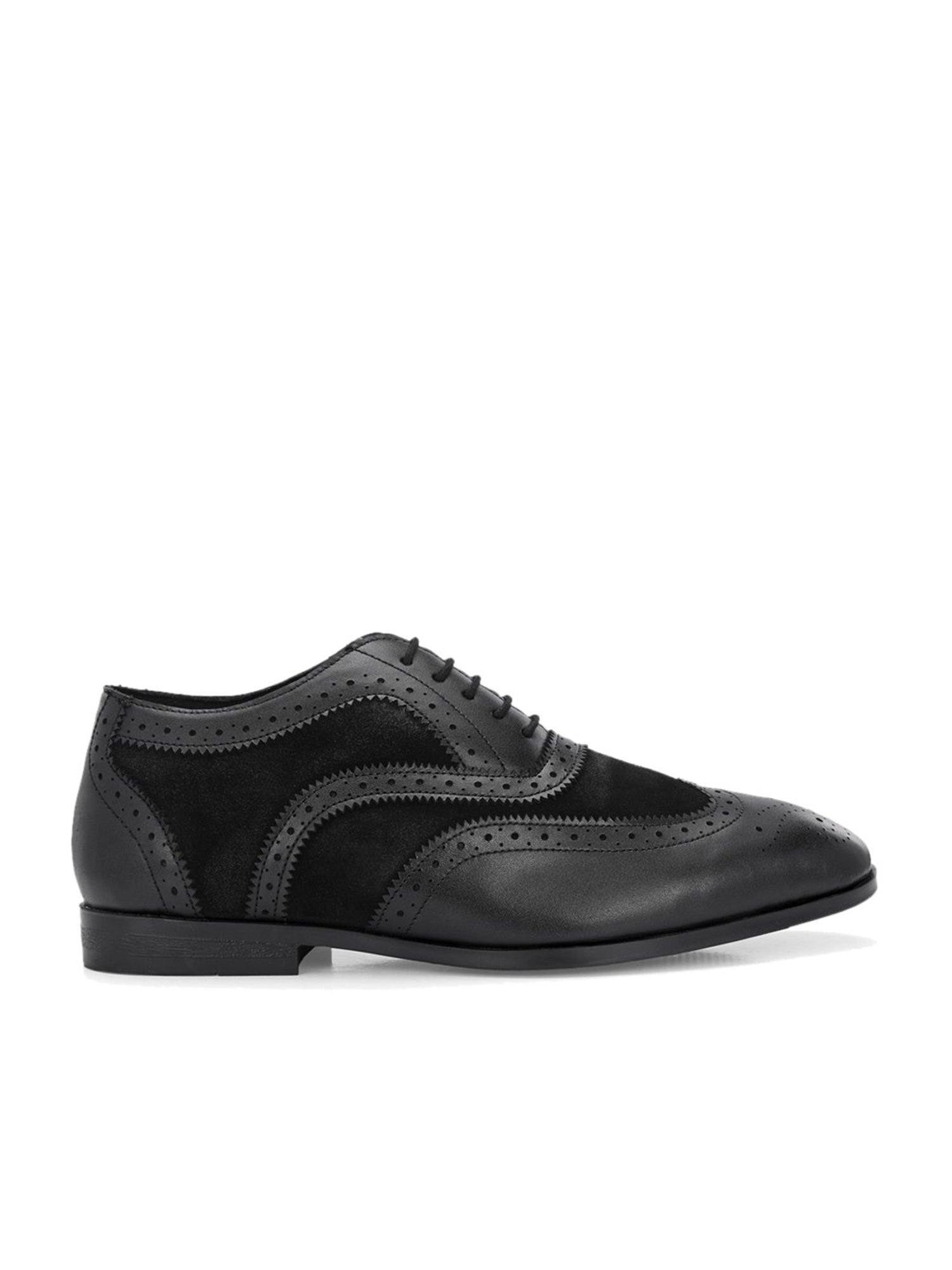 Hoversole Men's Lord Black Brogue Shoes