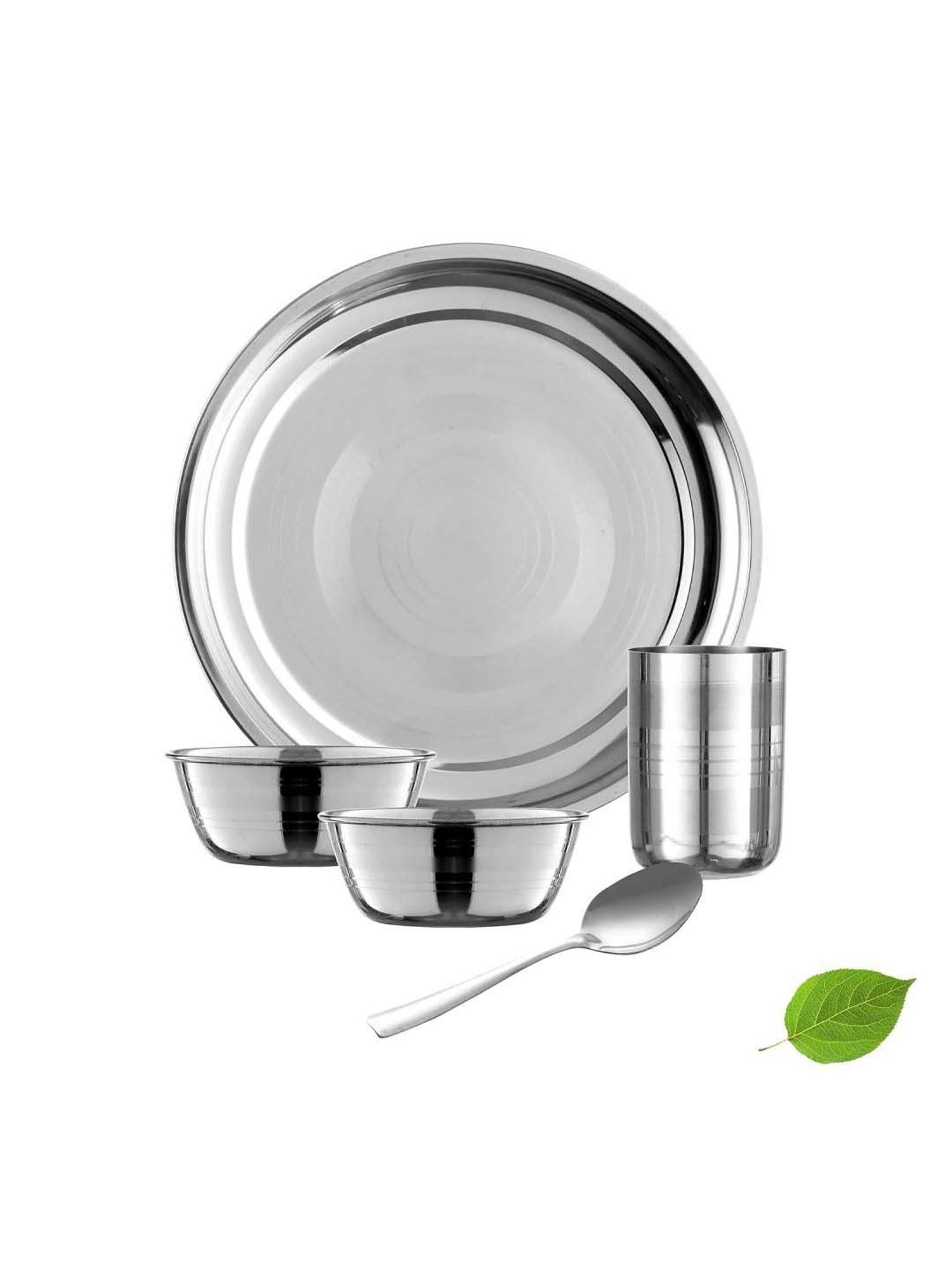 Urban Chef Silver Stainless Steel 5 Pcs Dinner Set