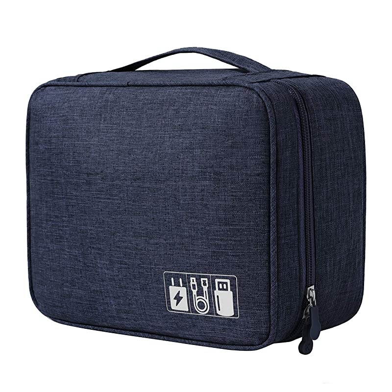 Electronic Organizer Travel Universal Cable Organizer Electronics Accessories Cases for Cable Charger Phone USB SD Card