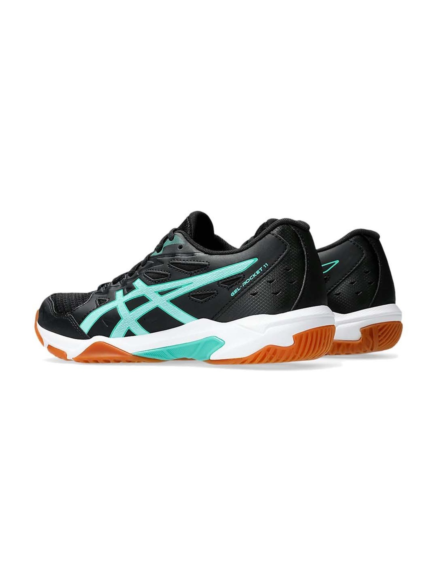 Asics Women's GEL-Rocket 11 Black Indoor Court Shoes