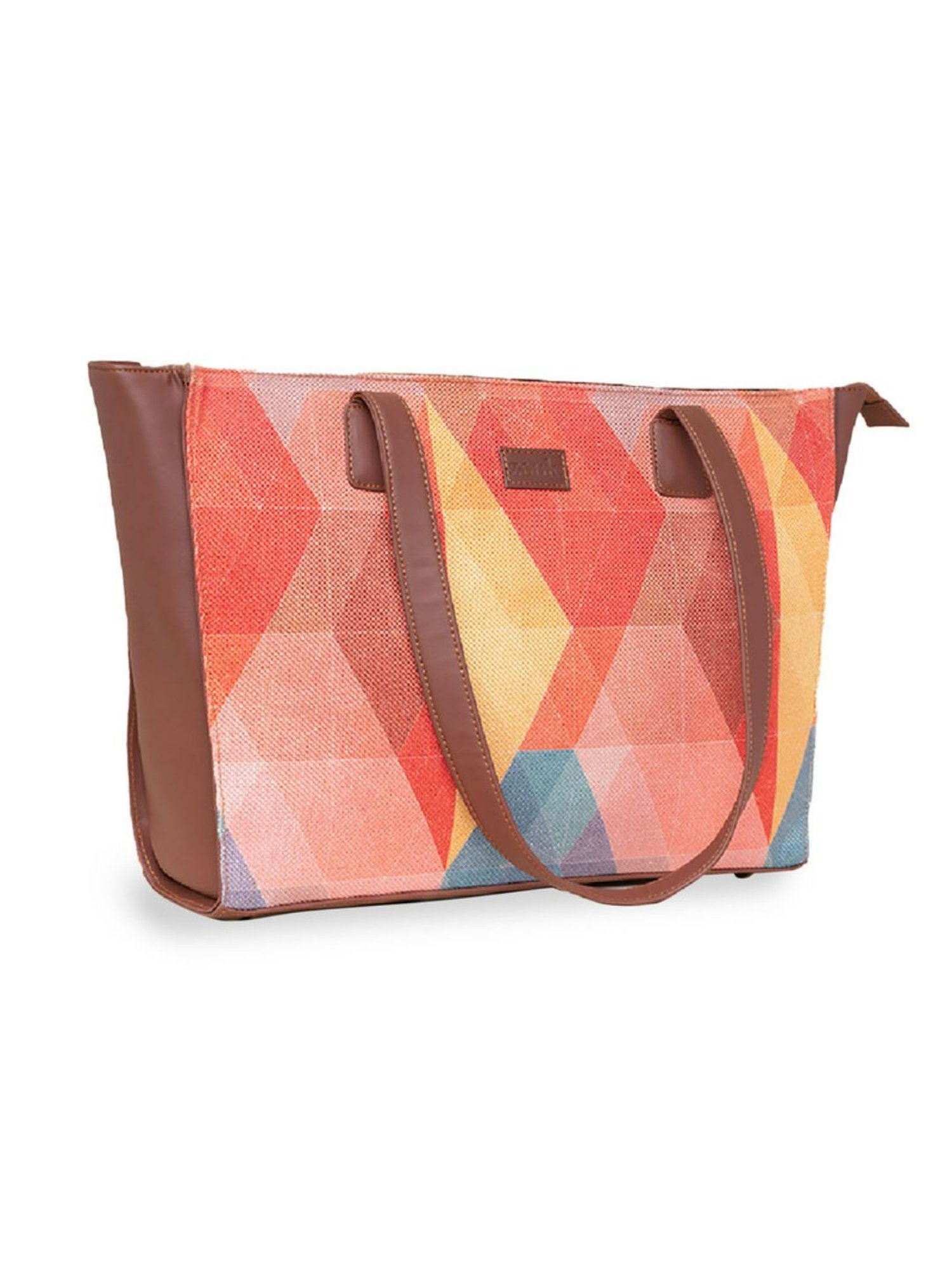 ZOUK Multicolor Printed Large Tote Bag