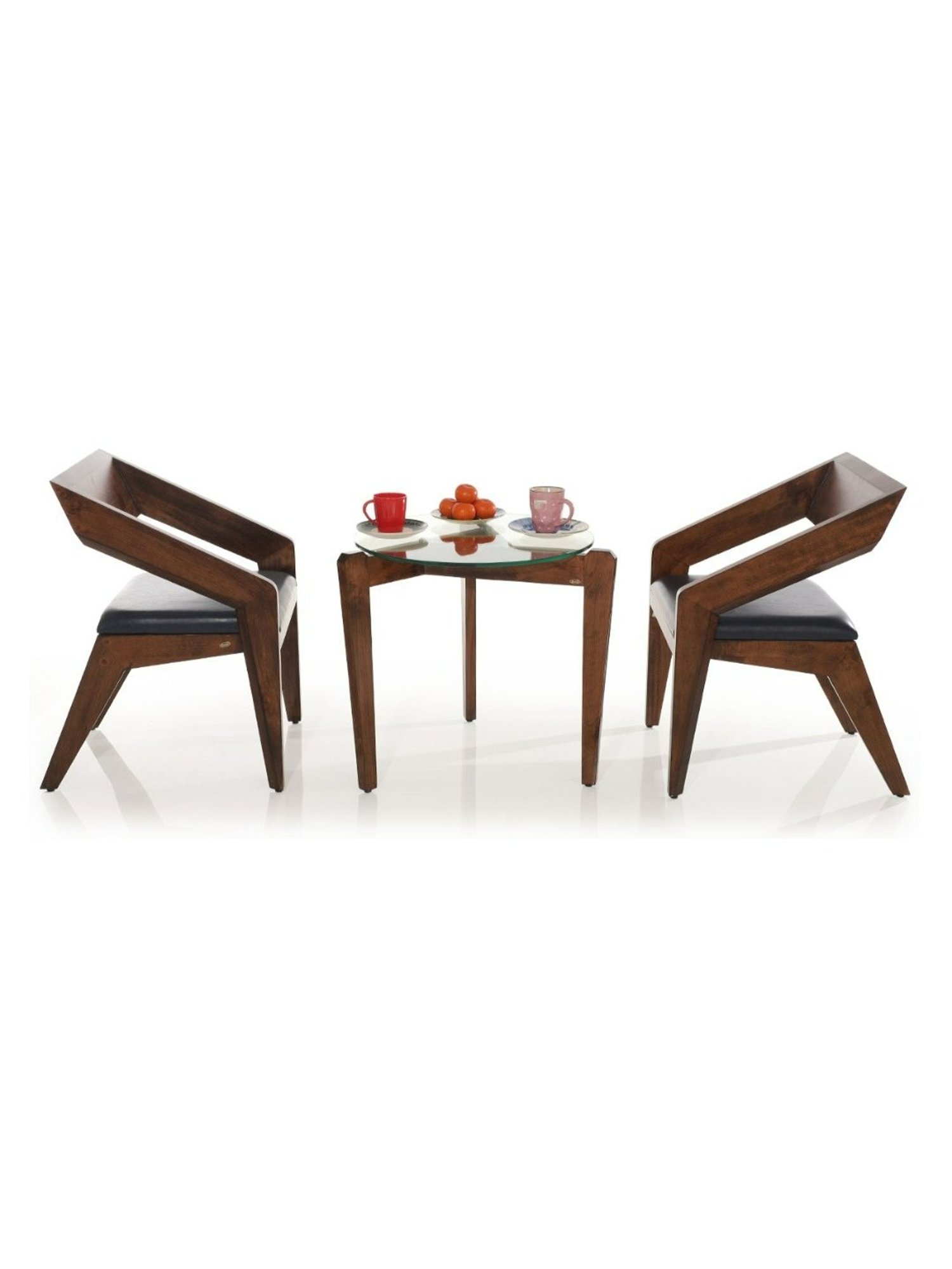 Durian Brenton Contemporary Brown Solid Wood Coffee Table Set Walnut Finish