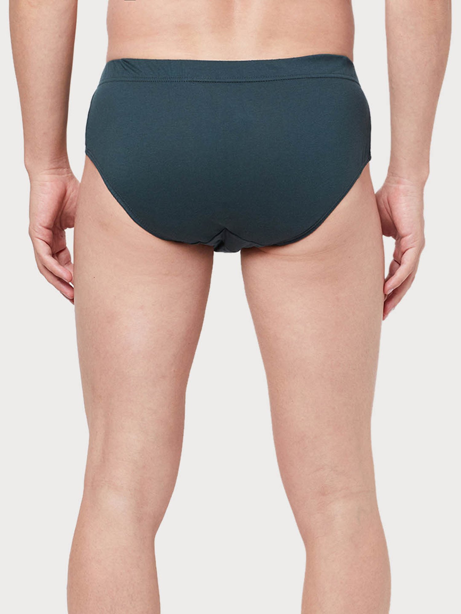 Zoiro Grass Gables & Dark Blue Cotton Regular Fit Briefs - Pack Of 2