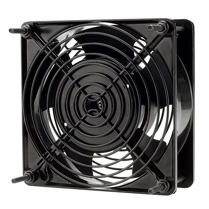 120mm Fan Computer AC 1238, Axial Cooling Exhaust 110V by 125V, High Speed with Metal Net and 4-feet Power Cord