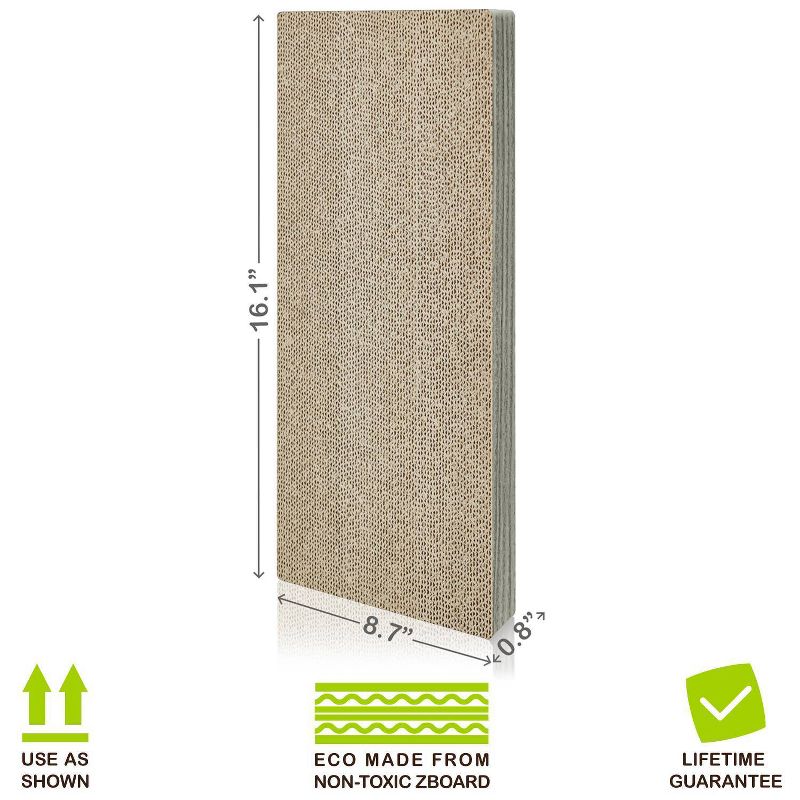 Hauspanther Step Perch Cat Scratcher - Espresso