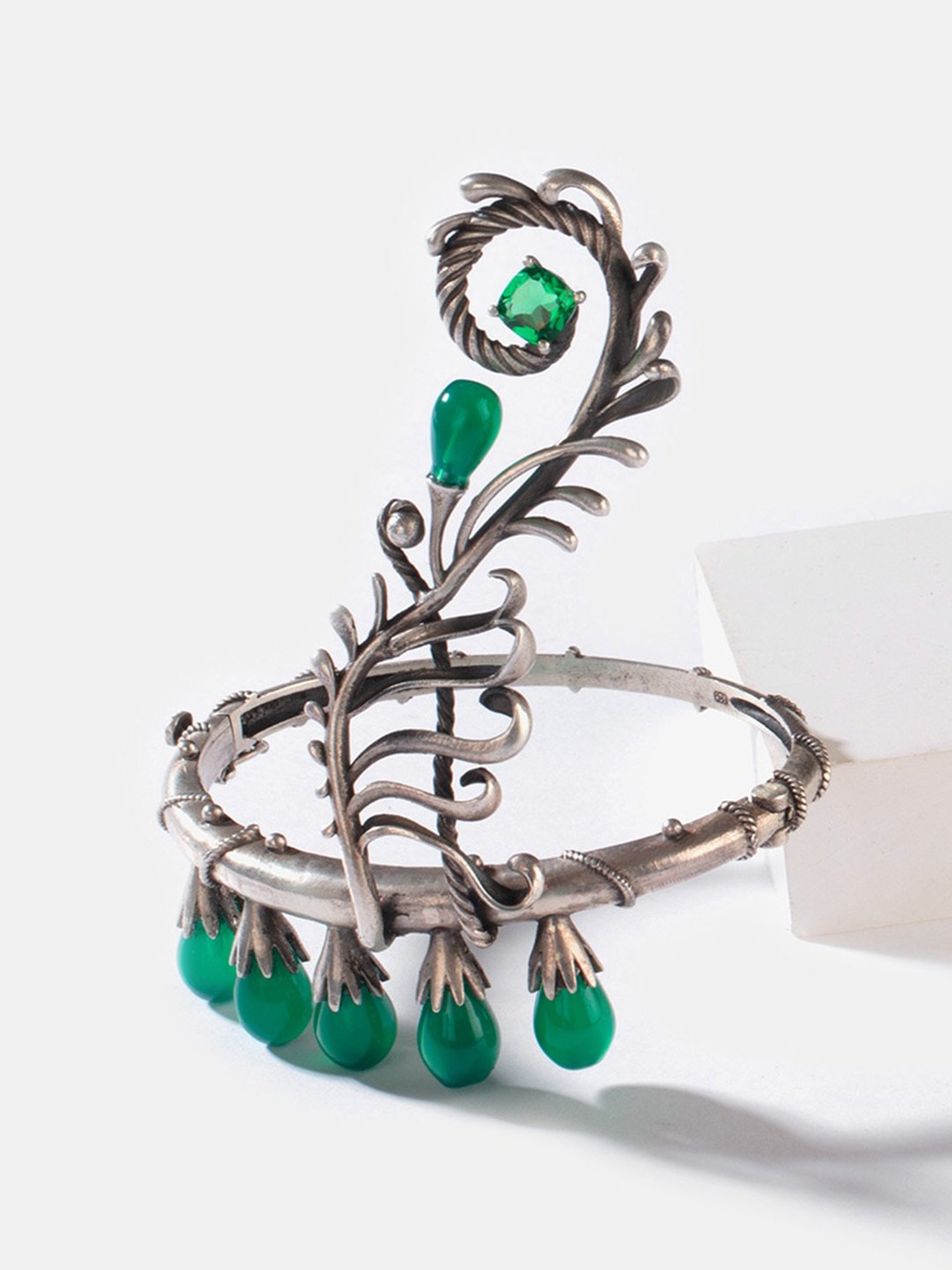 Shaya 92.5 Sterling Silver Liberate Oxidized Bracelet for Women