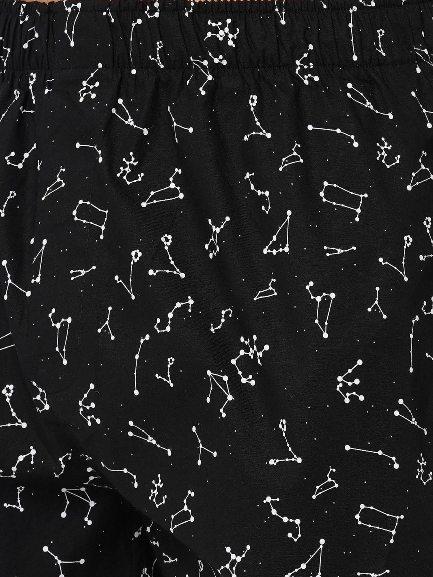 Fitz Black Printed Cotton Boxers