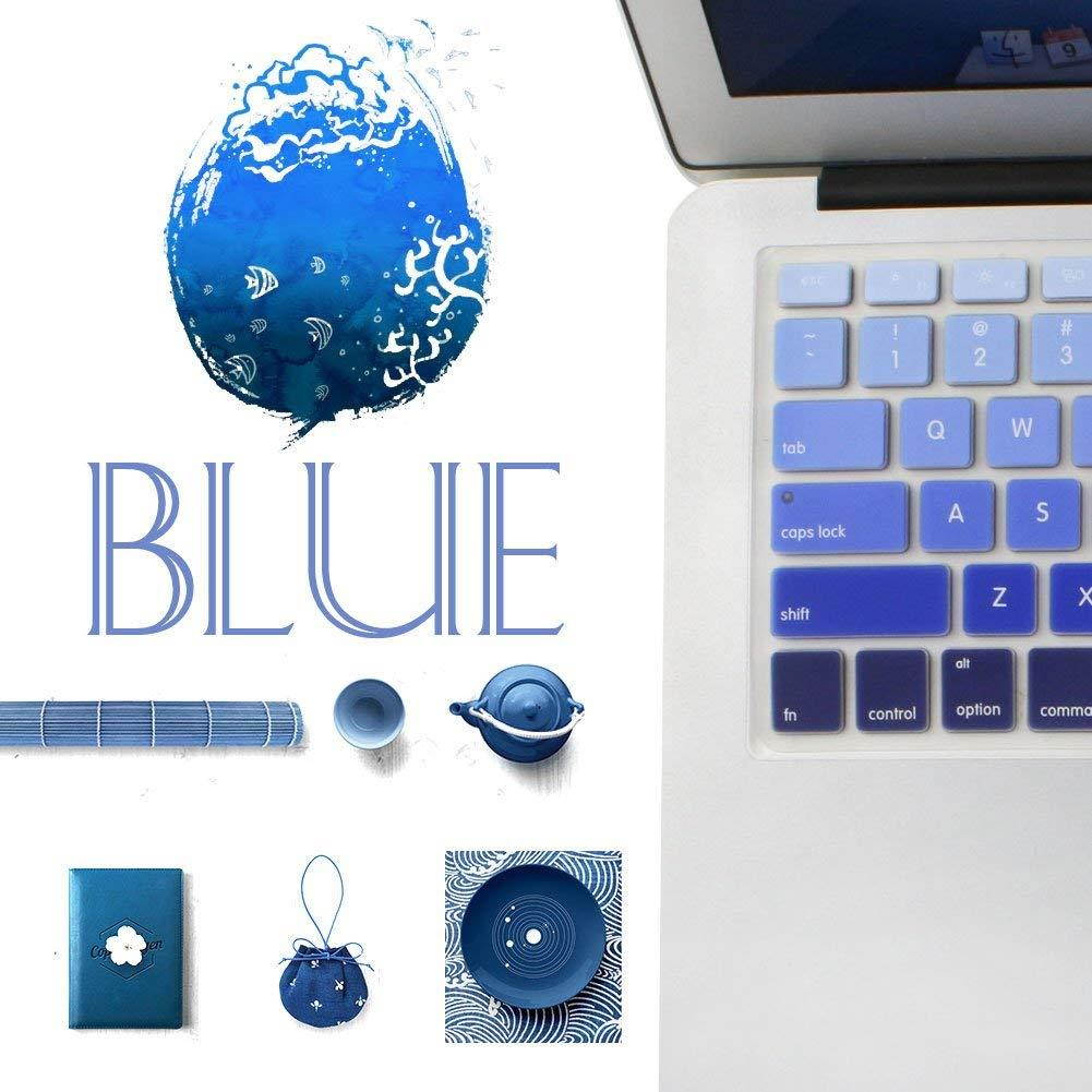 All-inside Blue Ombre Color Keyboard Skin for MacBook Pro 13" 15" 17" (with or without Retina Display) / MacBoook Air 13"