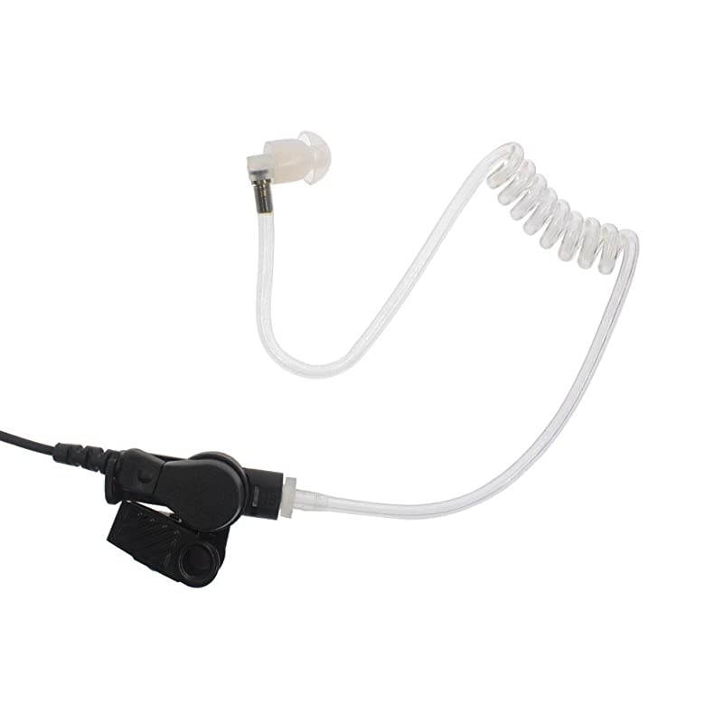 35mm 1 Pin Air Covert Acoustic Tube Adjustable Volume Earpiece Headset for Walkie Talkie Yaesu VX3R FT10R VX17 VX130 VX300 VX354