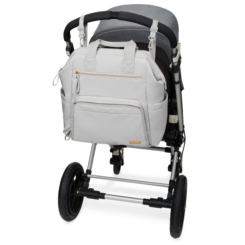 Skip Hop Mainframe Wide Open Diaper Backpack - Gray