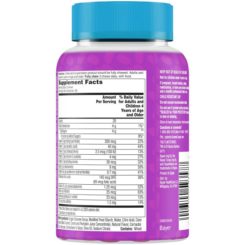 The Flintstones Super Beans Children's Multivitamins - 90ct