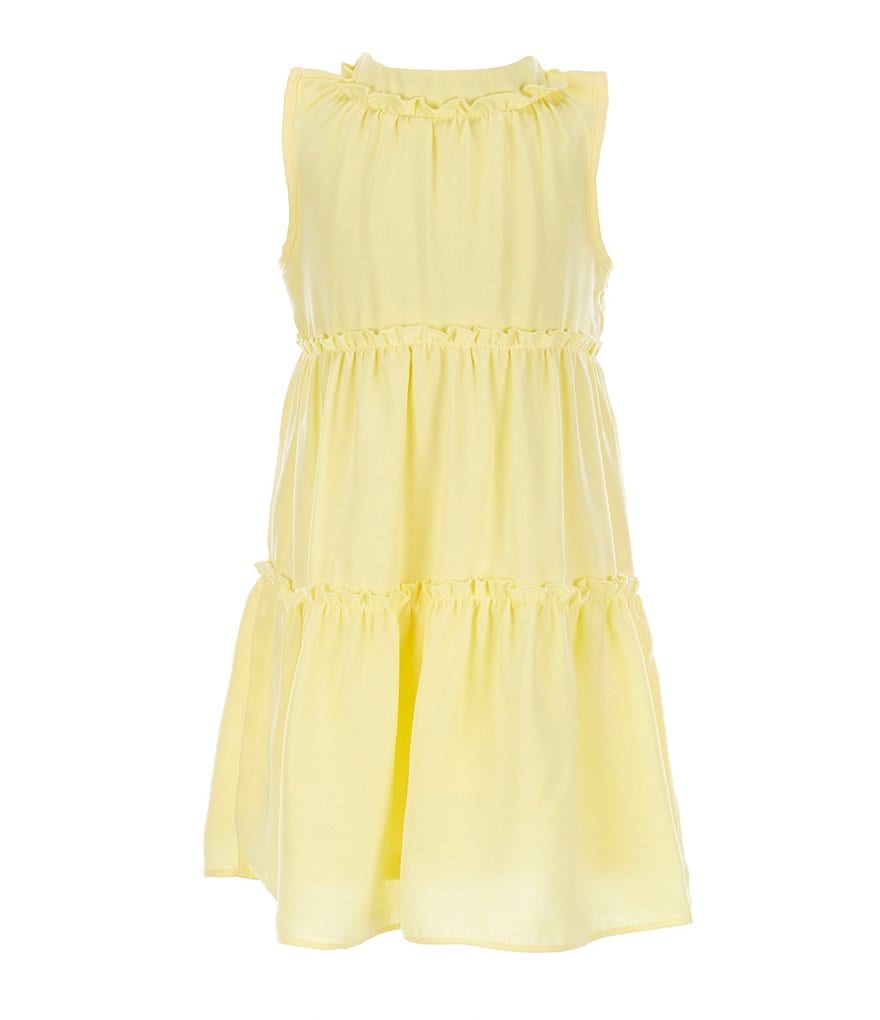 GB GB Girls Little Girls 2T-6X Floral Tiered A-Line Dress