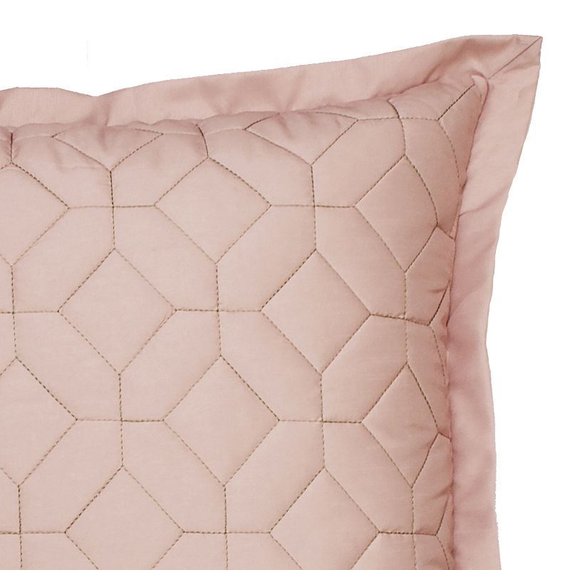 Montreal Geo Applique Throw Pillow Blush - Beautyrest