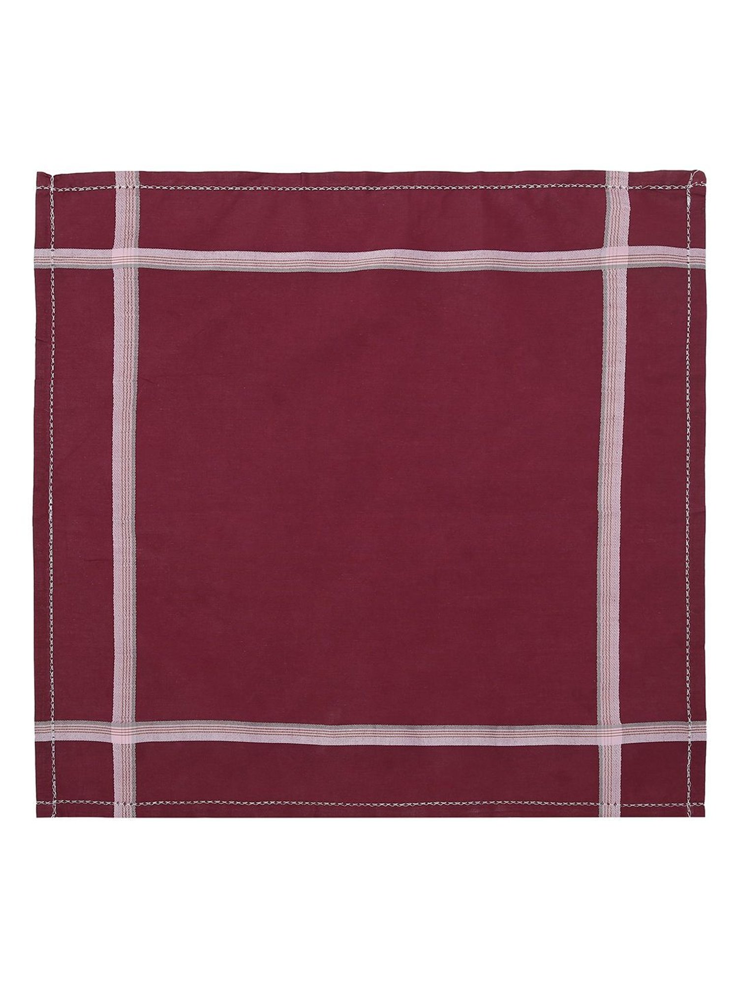 Crusset Multicolor Cotton Checks Handkerchief - Pack of 10