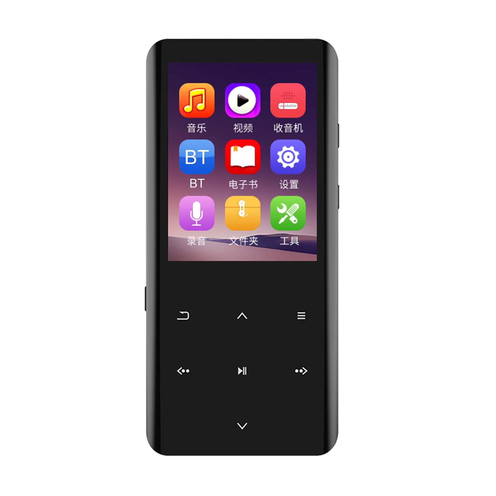 RUIZU D18 BT MP3 Portable Music Video Player Lossless HiFi Sound Music Player 2.4-inch OLED Screen with Speak